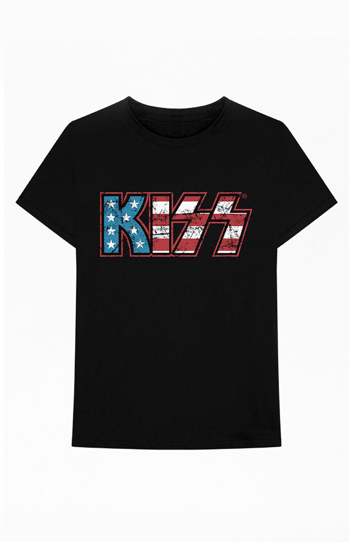 Kiss Distressed Americana T-Shirt