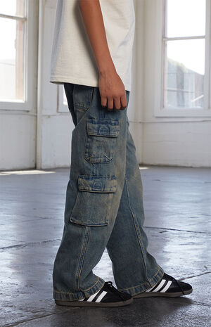 Baggy Jeans Cargo Indigo Tinted image number 3