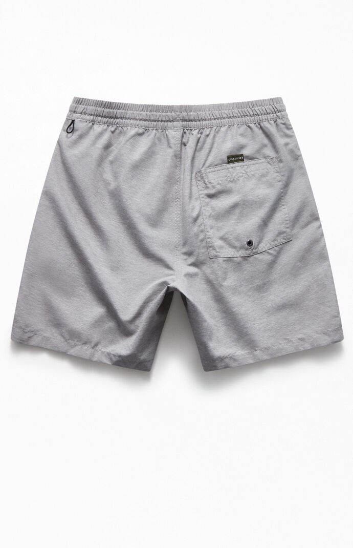 Gray Everyday 17" Swim Trunks