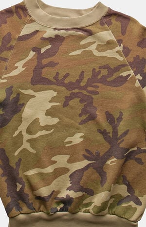 '80s Camo Crew Neck Sweatshirt image number 5