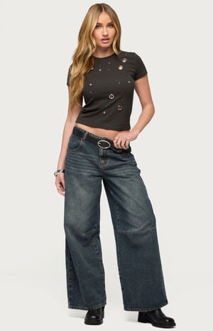 Aitana Grommet Stud T-Shirt image number 4