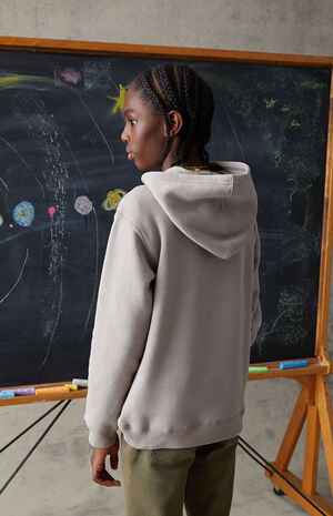 Gray Basic Hoodie image number 5