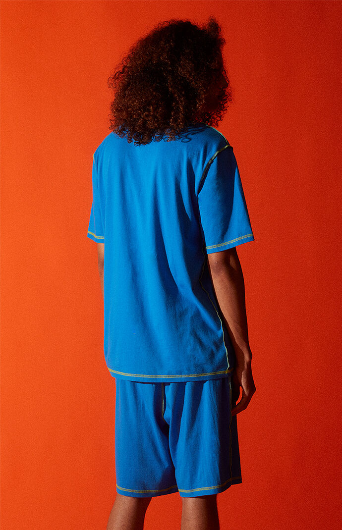 x Russell Athletic Blue Logo T-Shirt