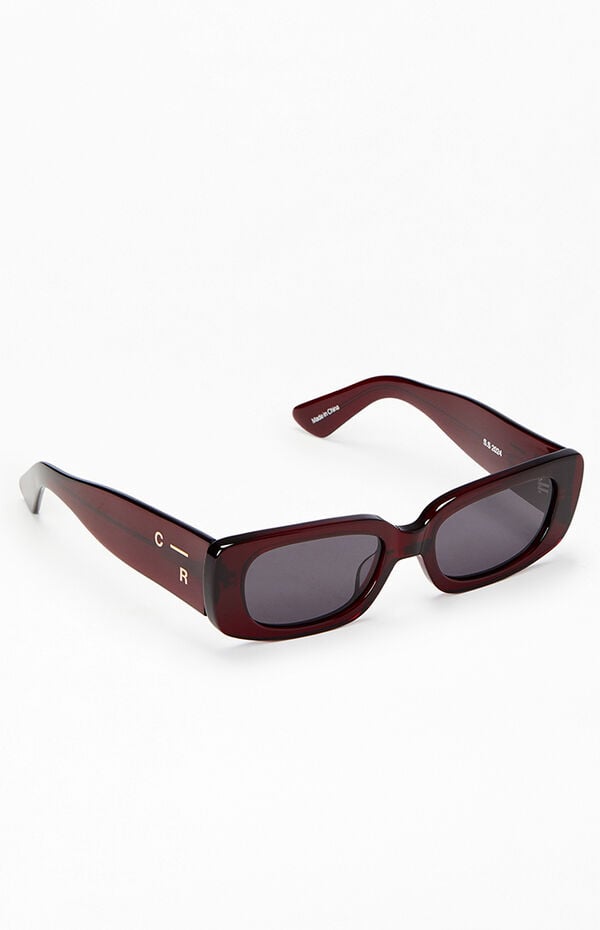 Colour Range Burgundy Y2K Sunglasses