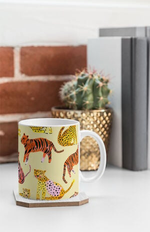 Safari Tigers Leopards Coffee Mug image number 1