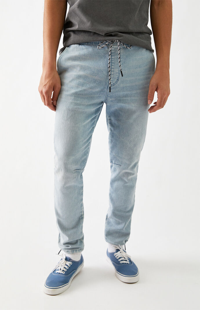 Brixton Light Wash Jogger Pants