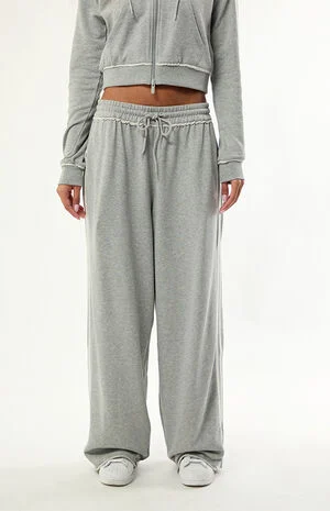 Graphic Loose Wide Leg Sweatpants image number 3