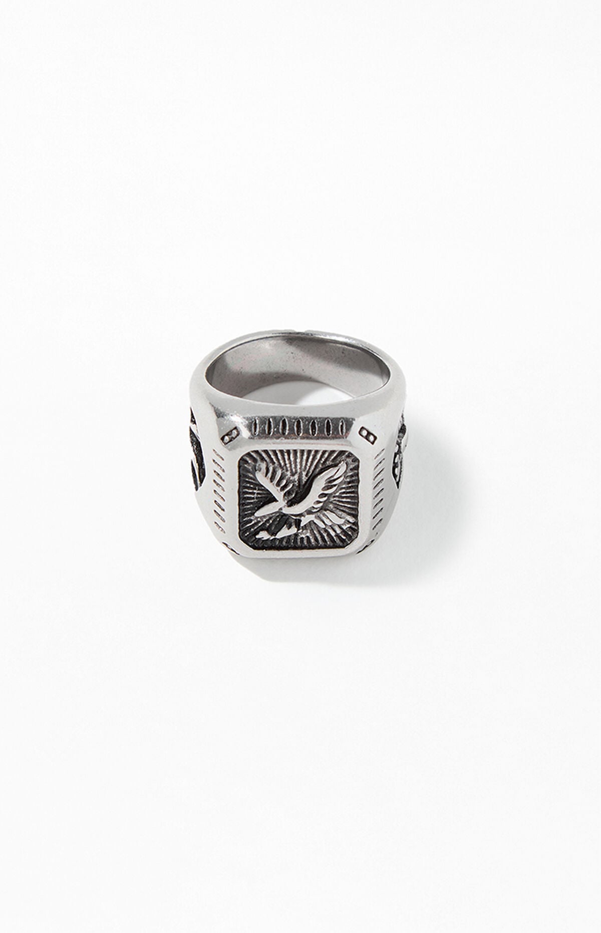 PacSun Silver Eagle Signet Ring