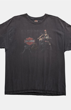 Charcoal 2000s Harley Davidson Graphic T-Shirt image number 2