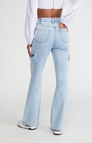 Cutout Bootcut Cargo Pants image number 5