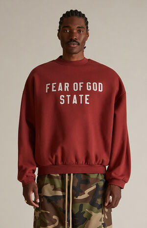 Crimson Heavy Fleece Crew Neck Sweatshirt image number 2