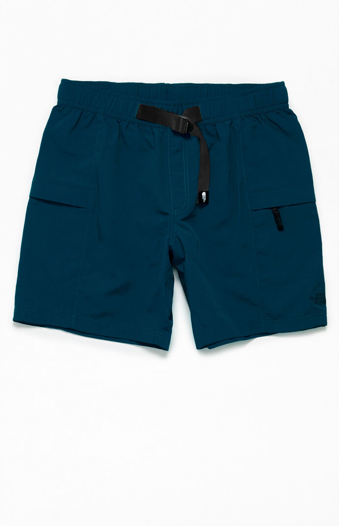Navy Class V Belted Hybrid Shorts
