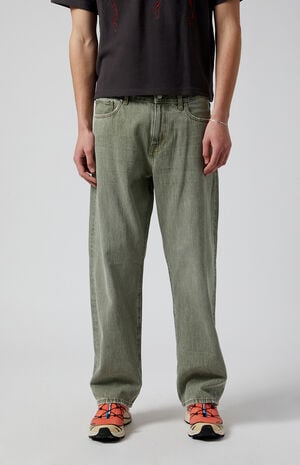 Dylan Baggy Jeans Overdyed Olive image number 1
