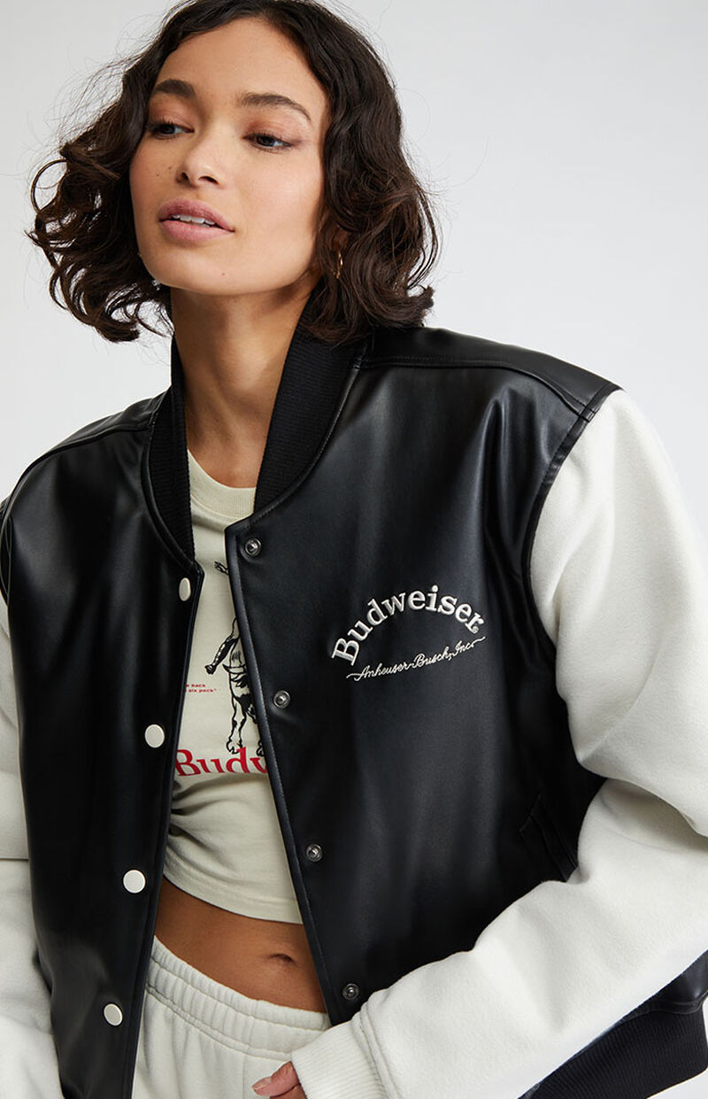 Budweiser King Of Beers Letterman Jacket PacSun