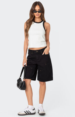 Wes Contrast Ribbed Tank Top image number 2