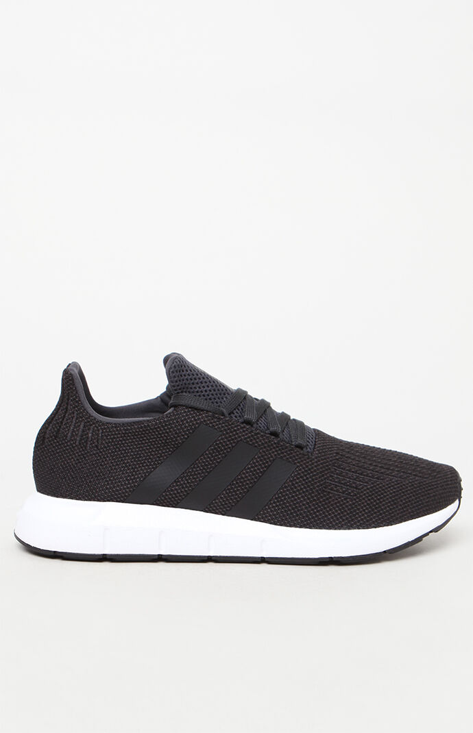 adidas Swift Run Black and White Shoes at PacSun.com