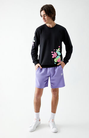 Purple Essential Sweat Shorts image number 2
