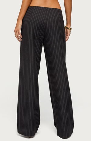 Kerie Pinstripe Low Rise Pants image number 3