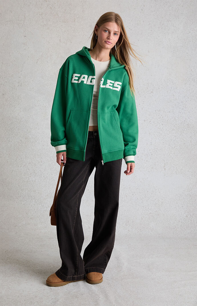 WILD COLLECTIVE x NFL Philadelphia Eagles Zip Up Hoodie | Pacsun