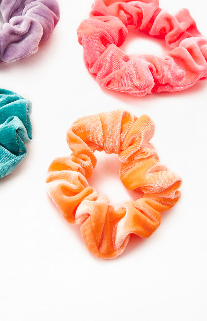 Neon Velvet Scrunchie Pack
