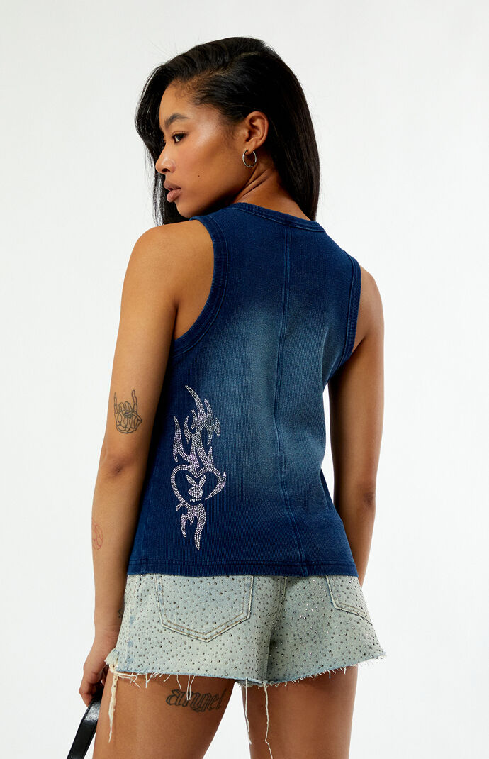 Playboy By PacSun Rhinestone Tank Top | PacSun