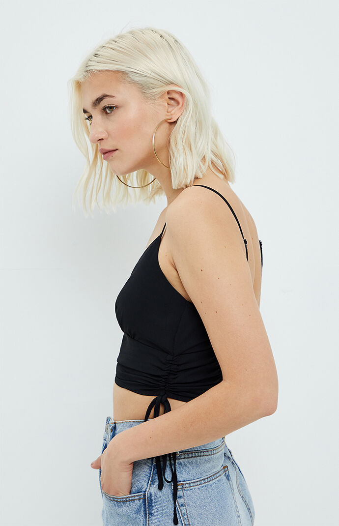 Side Cinch Bustier Tank Top