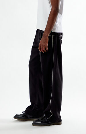Zigzag Stitch Baggy Trousers image number 3