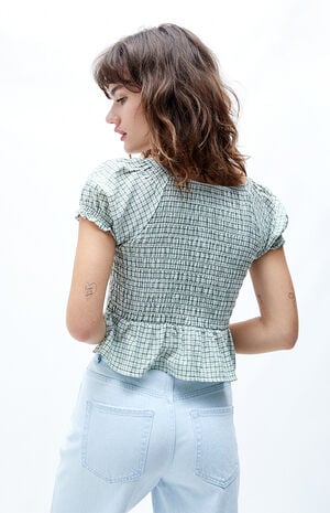 V-Neck Babydoll Top image number 3