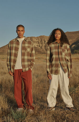 Eco Shadow Long Sleeve Flannel Shirt image number 1