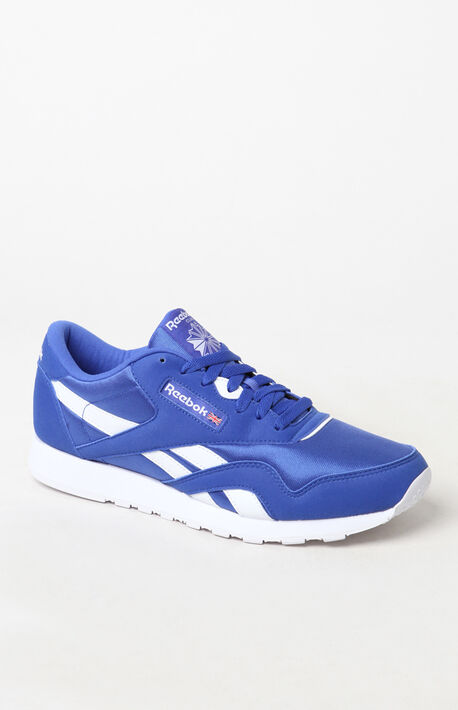 blue reebok shoes classic