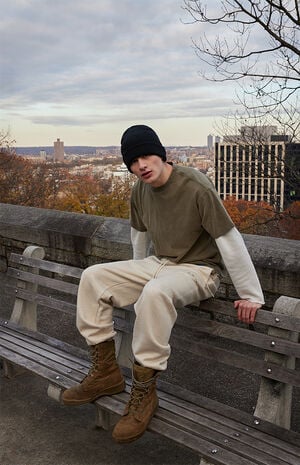 Green Vintage Wash Heavyweight Oversized T-Shirt image number 1