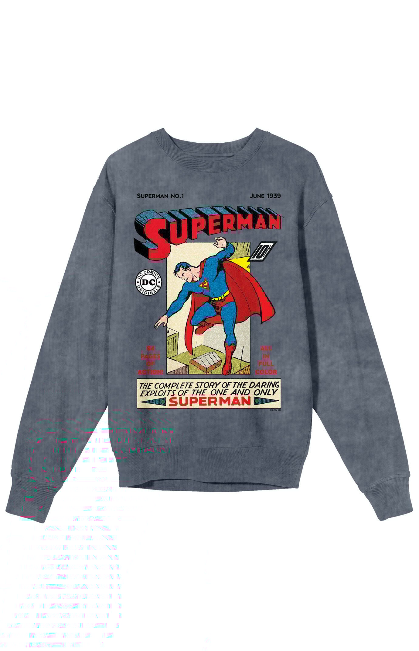 Superman 90th Anniversary Crew Neck Sweatshirt