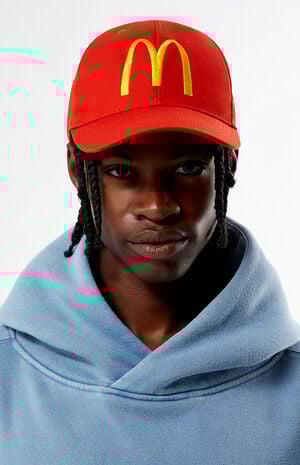 Red Big Logo Snapback Hat image number 3