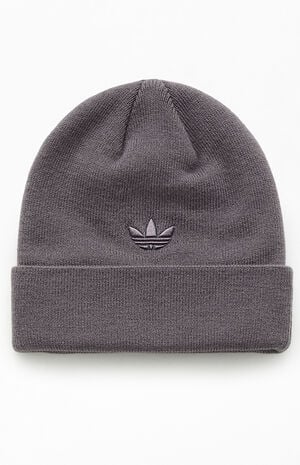Gray Offset 3-Stripes Beanie image number 1