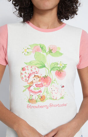 Strawberry Shortcake Cats & Plants Ringer T-Shirt image number 2