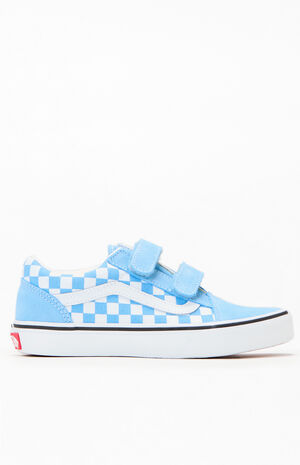 Kids Blue Old Skool V Shoes image number 1