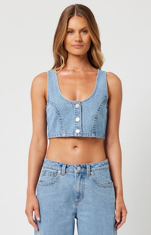 x Rip Curl Ariane Denim Top image number 1