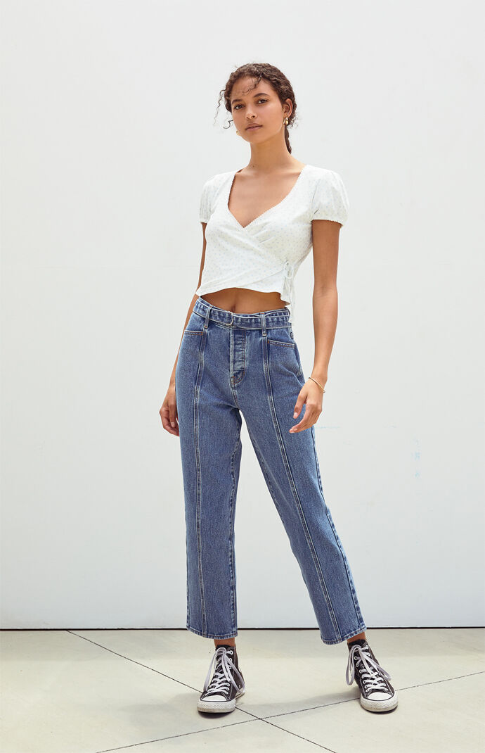 Surplice Side Tie Top