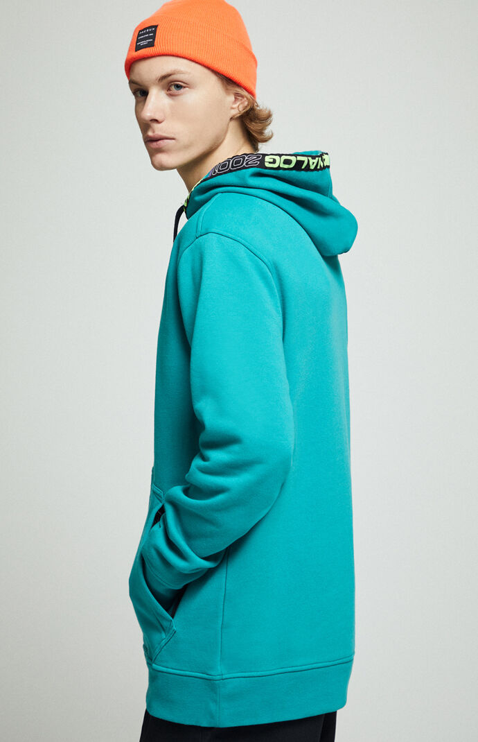 Teal Crux Pullover Hoodie