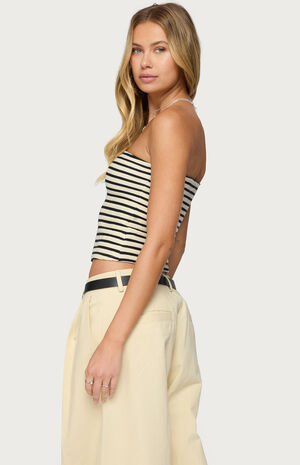 Odora Striped Tube Top image number 4