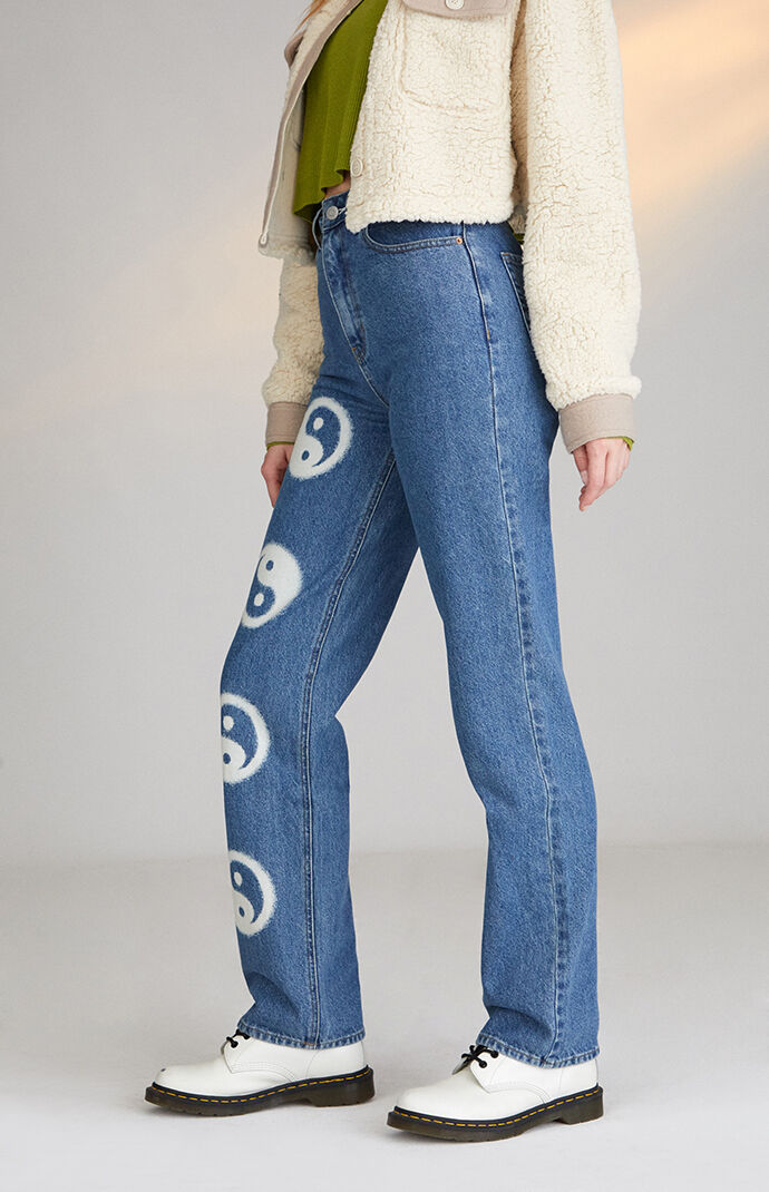 デニム・ジーパン [Yinandyang in Harmony] Authentic denim Yin' Yang Denim Jeans - Etsy
