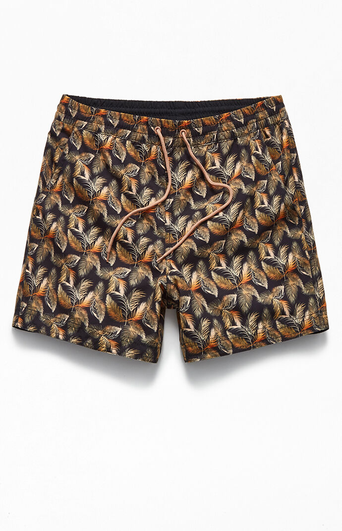 Gold Leaf 16" Swim Trunks