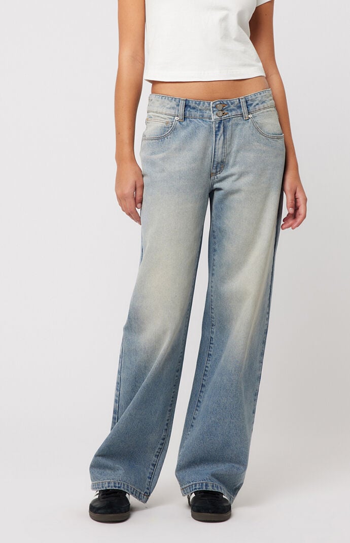 ABRAND Caitlin 99 Low Rise Baggy Jeans