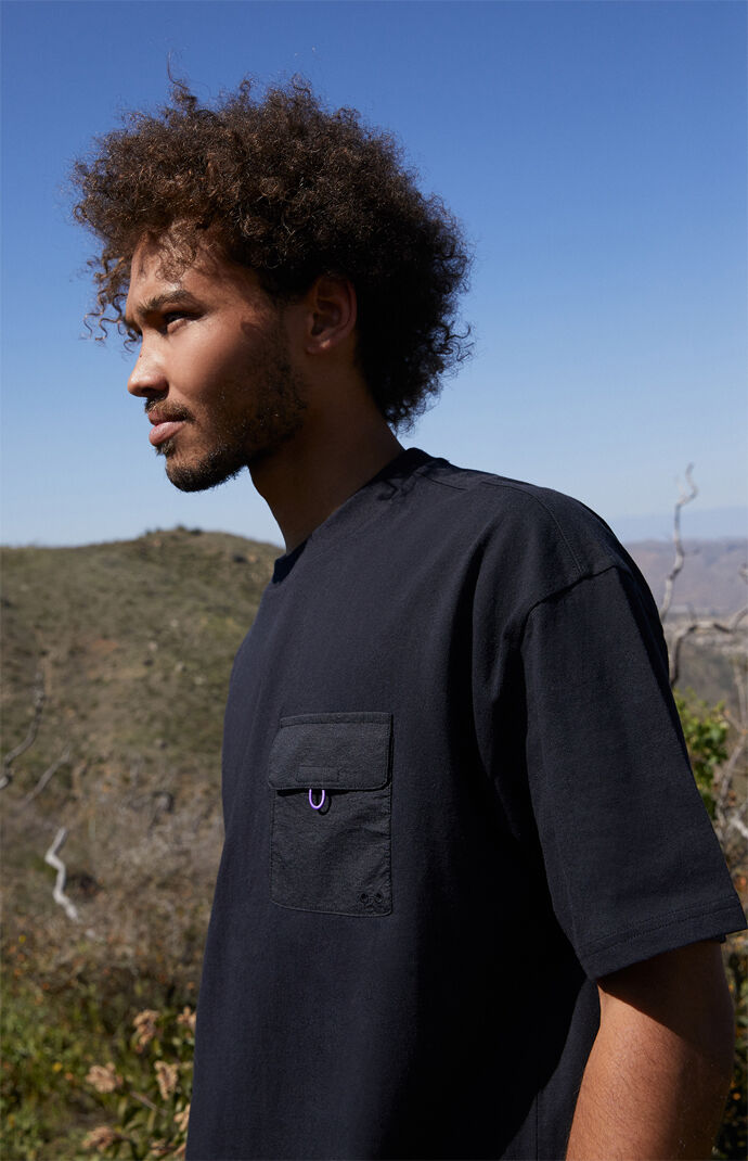 Boxy Nylon Pocket T-Shirt
