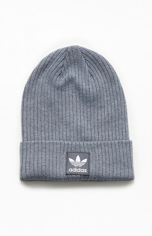 Gray Ribbed 2.0 Beanie image number 1