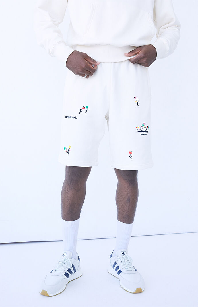 Floral Print Sweat Shorts