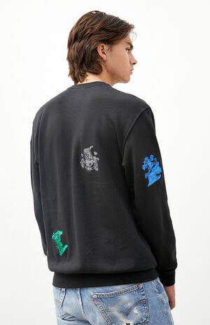 Adidas X Disney Goofy Crew Neck Sweatshirt Pacsun