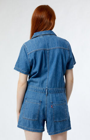 Heritage Denim Romper image number 3