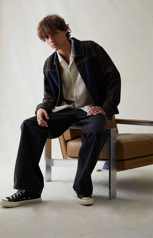 Eco Black Extreme Baggy Jeans image number 3