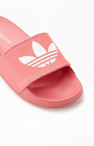 Women's Purple Adilette Slide Sandals image number 6